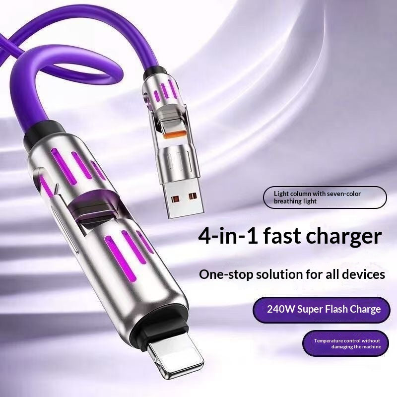 KIRJYSS 4-in-1 Fast Charging Cable (240W)