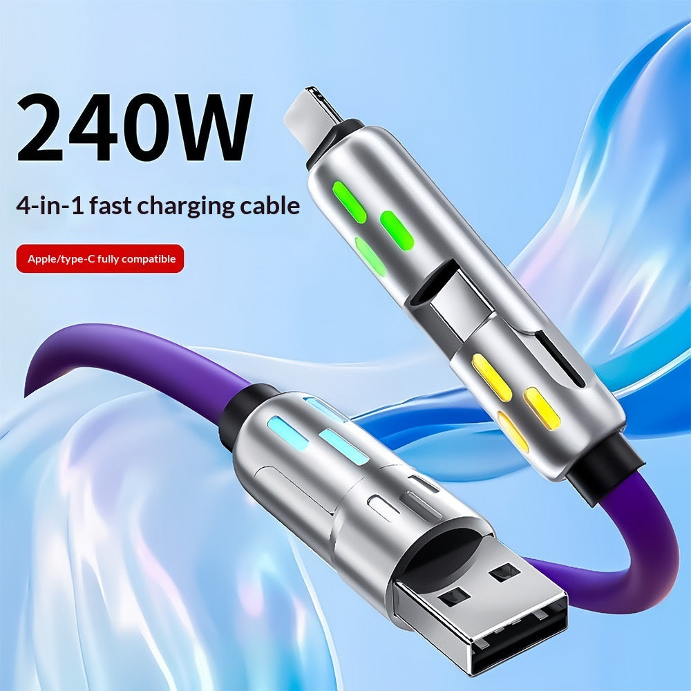 KIRJYSS 4-in-1 Fast Charging Cable (240W)