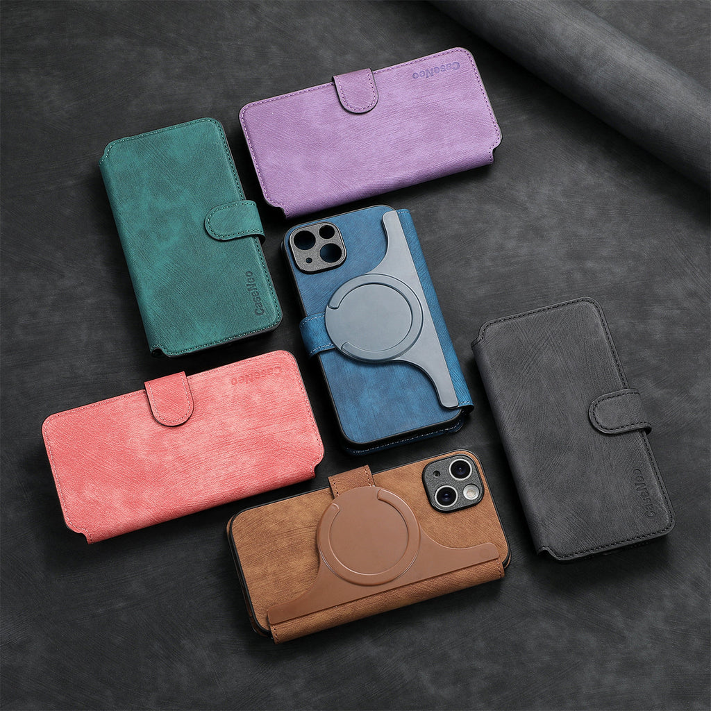 KIRJYSS Magnetic Separation Leather Mag-Case
