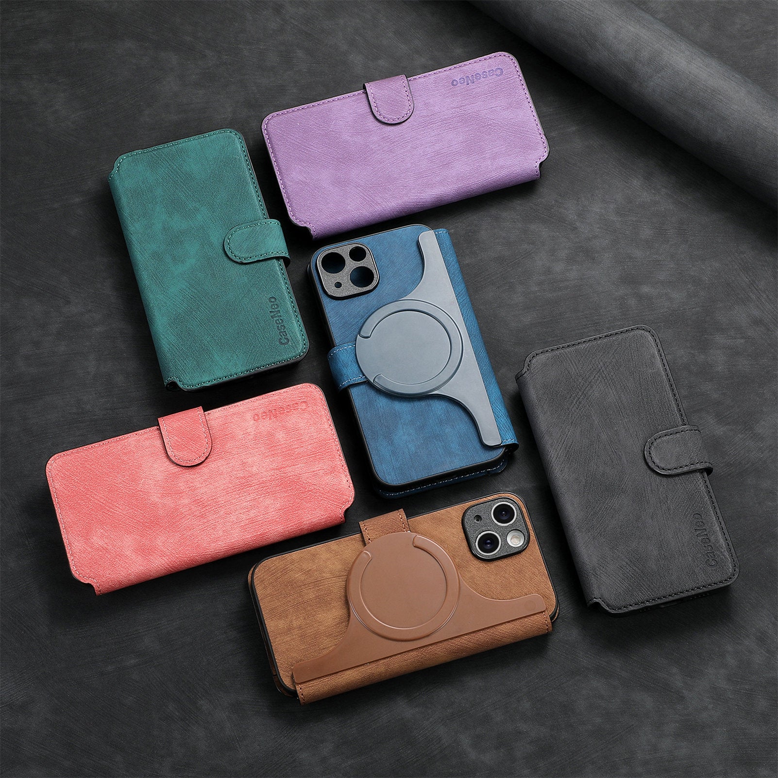 KIRJYSS Magnetic Separation Leather Mag-Case