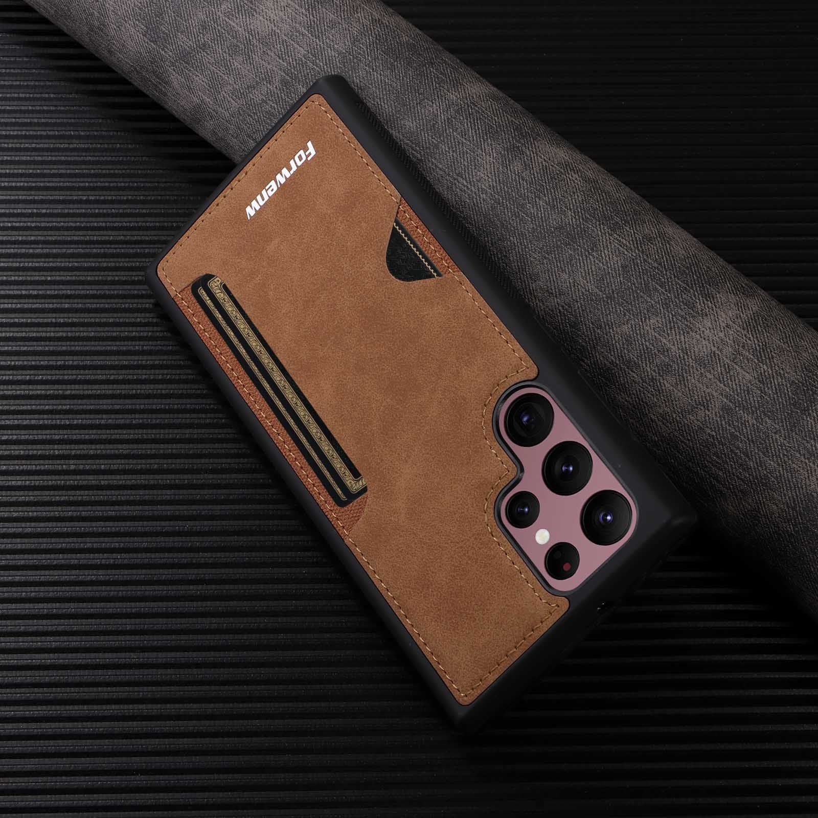KIRJYSS Samsung Leather Phone Case