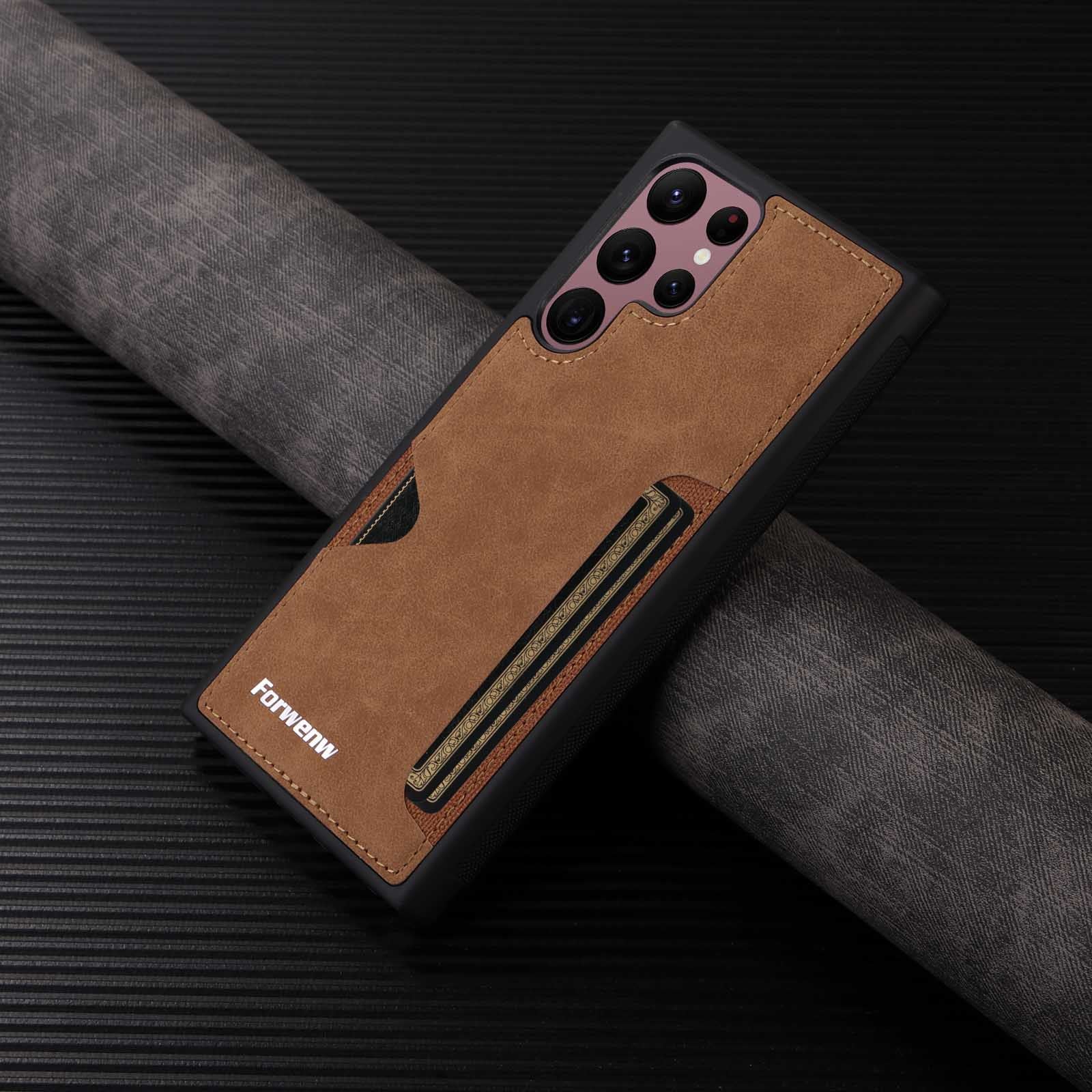 KIRJYSS Samsung Leather Phone Case