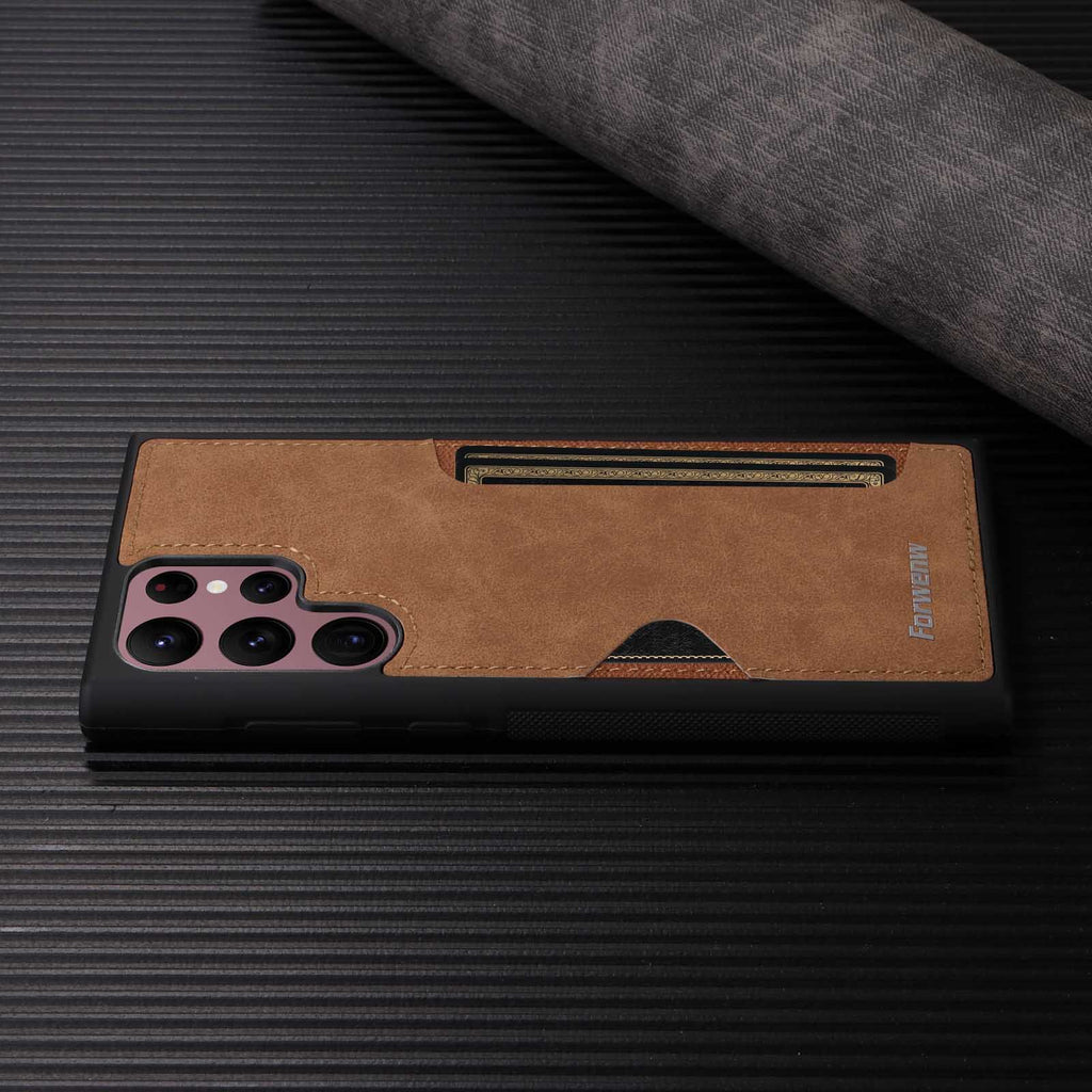 KIRJYSS Samsung Leather Phone Case