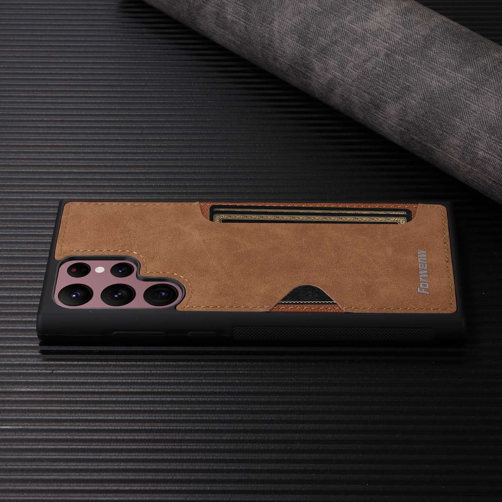 KIRJYSS Samsung Leather Phone Case