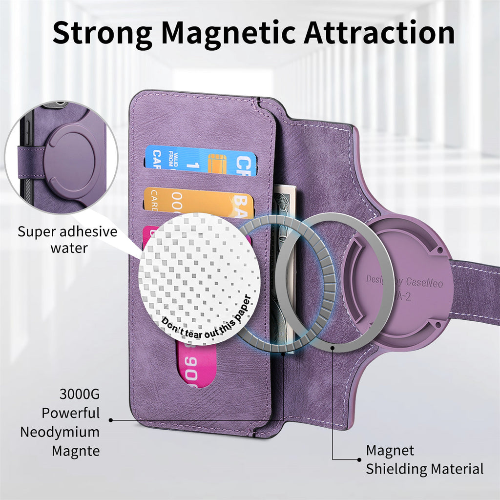 KIRJYSS Magnetic Separation Leather Mag-Case